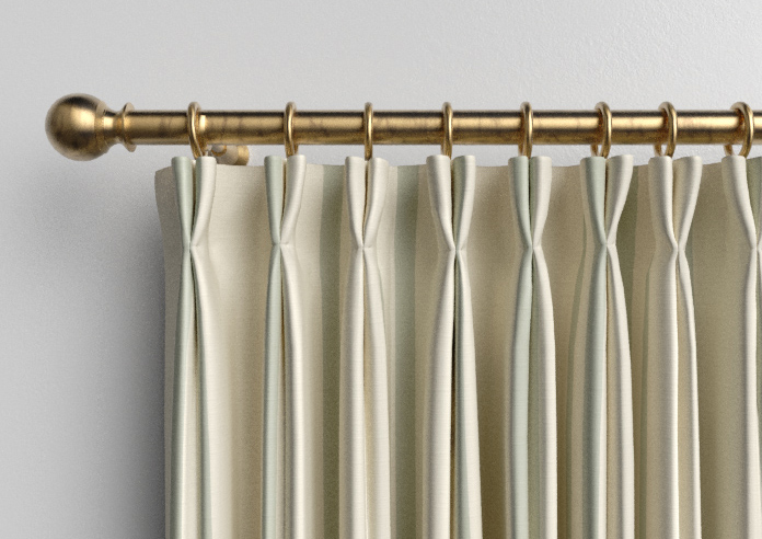 Adelaide, Winnies Stripe Bud Green - Made to Measure Curtains - Image 10